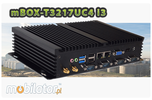 Przemysowy MiniPC mBOX-T3217UC4 i3